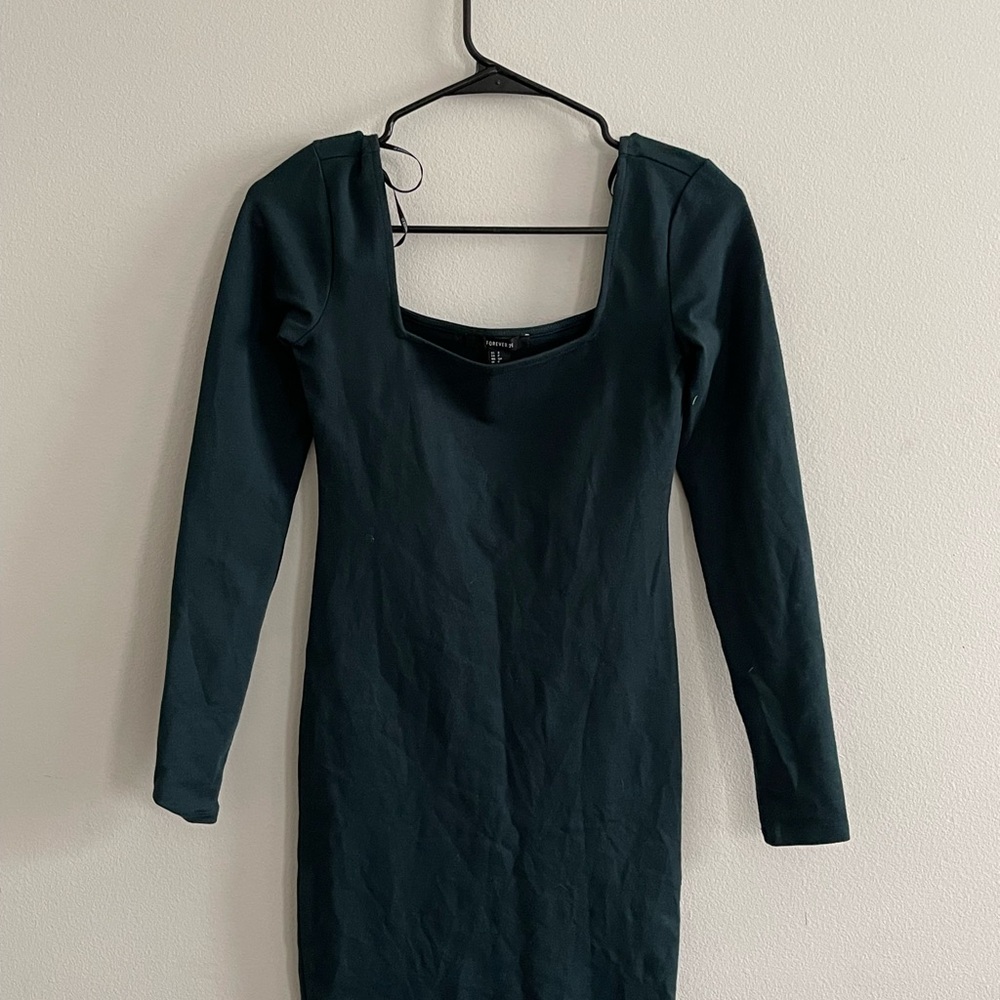 Elegant Black Long Sleeve Dress